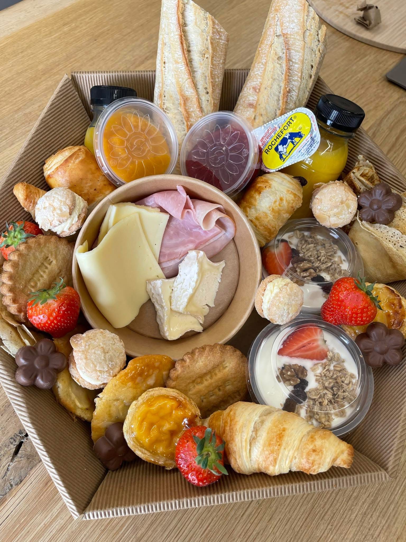Détail de la box petit-déjeuner